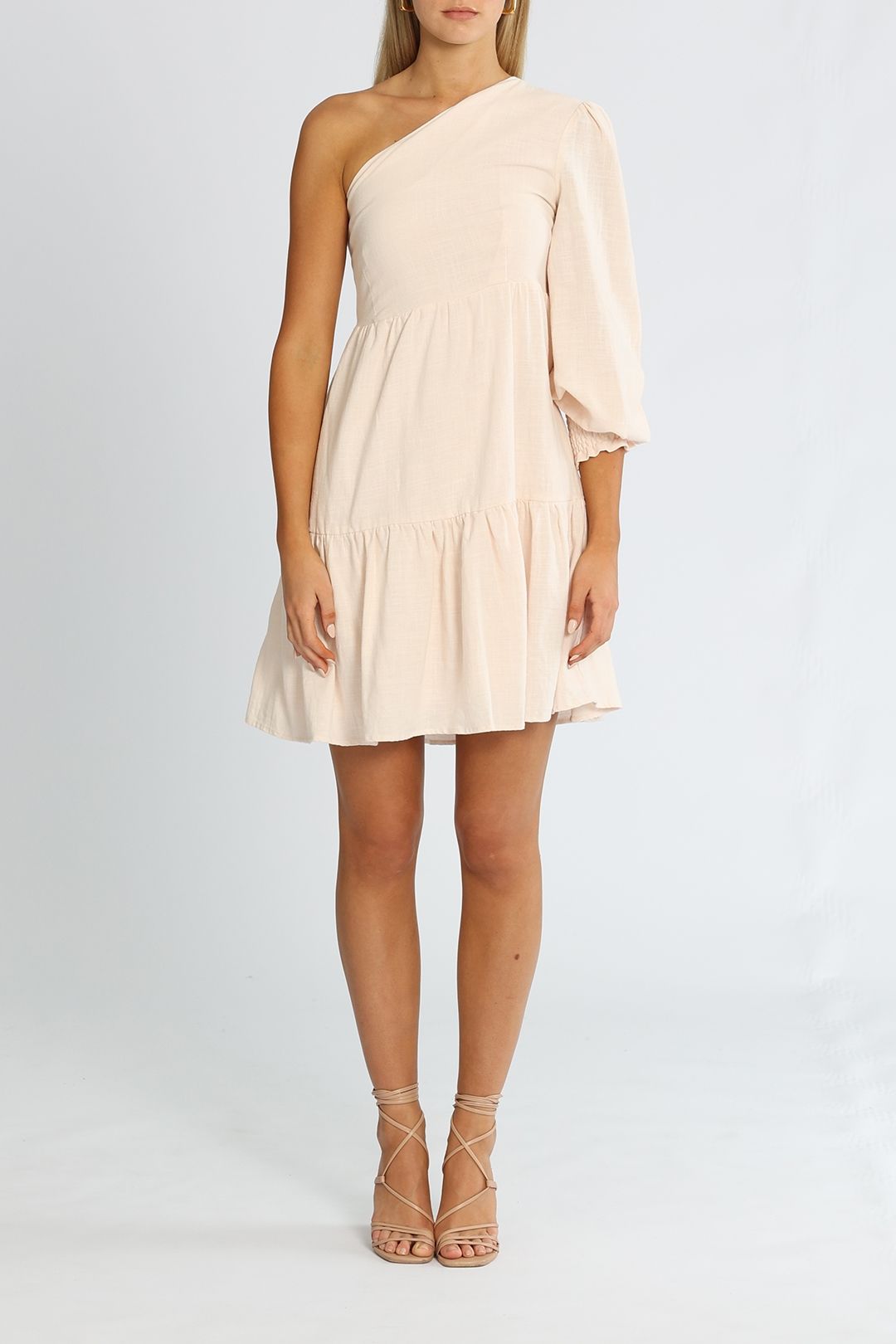Girl and the Sun Milani Mini Dress Dusty Pink