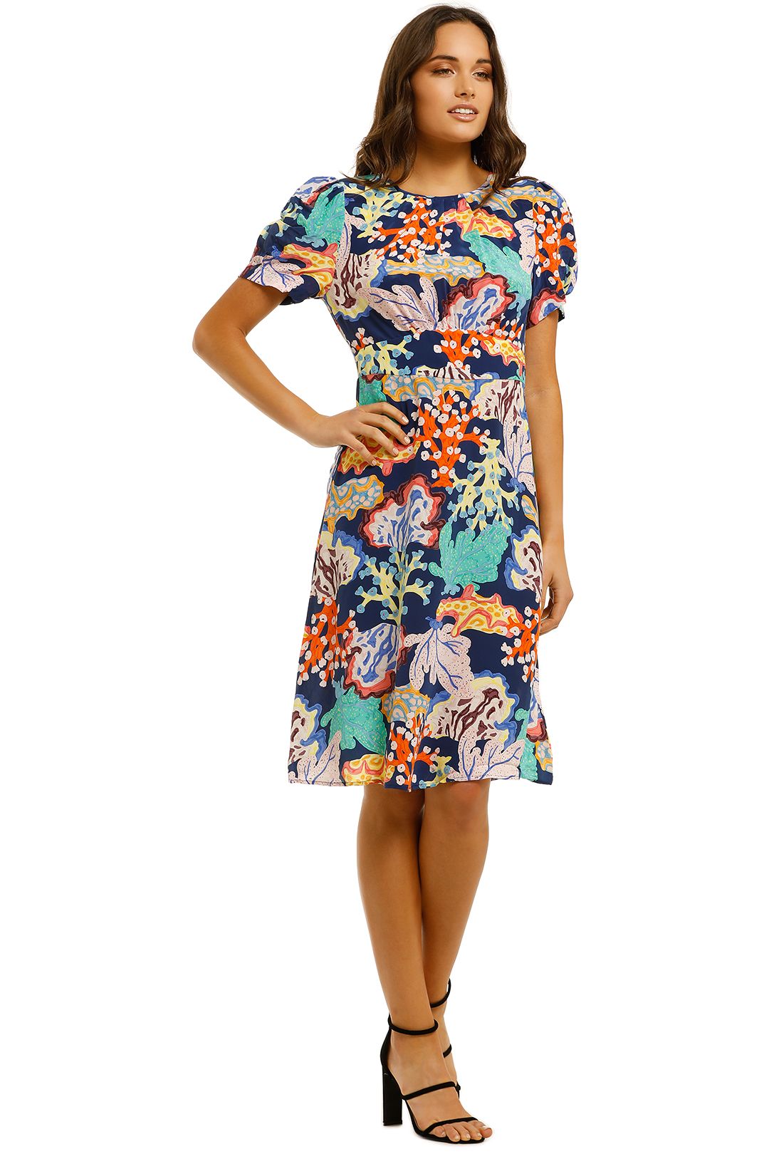 Floral Coral Dress in Multi by Gorman for Rent GlamCorner