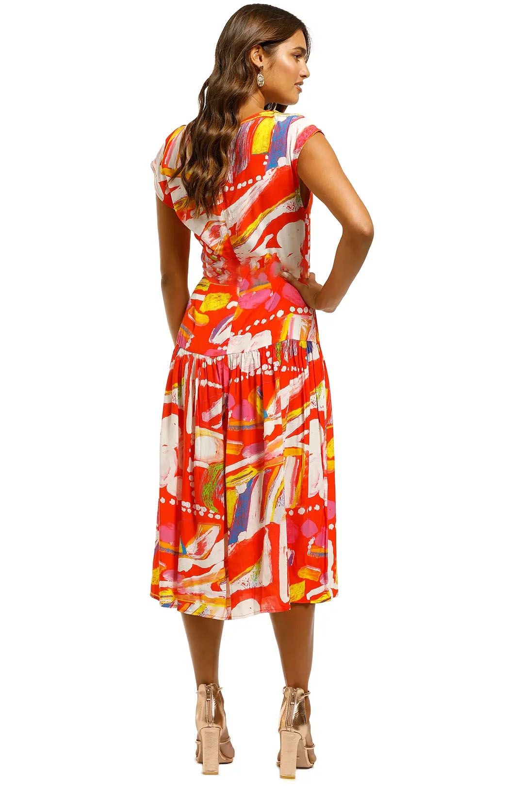 Yimirri Dress in Print by Gorman for Rent | GlamCorner