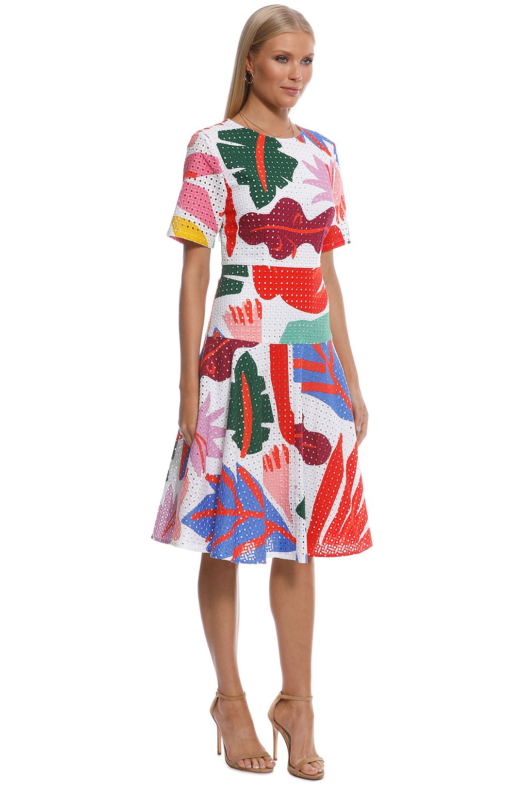 Frondly Face Dress - Print