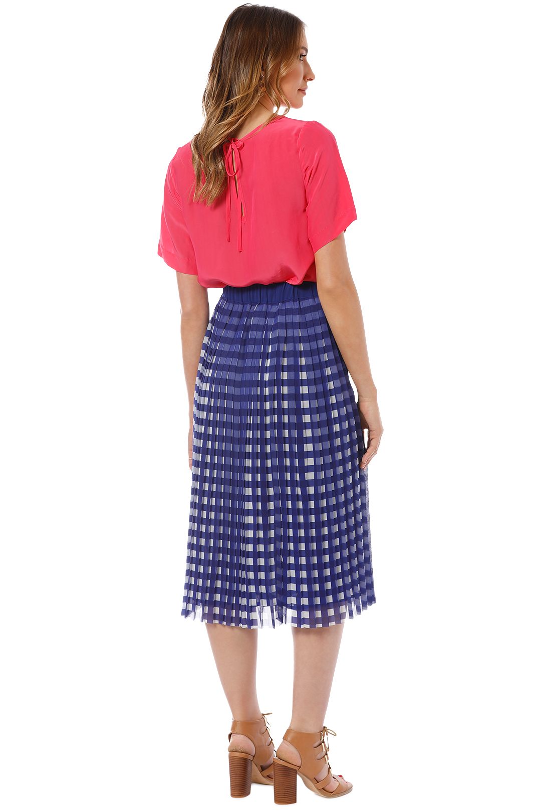 Gorman blue pleated skirt hot sale