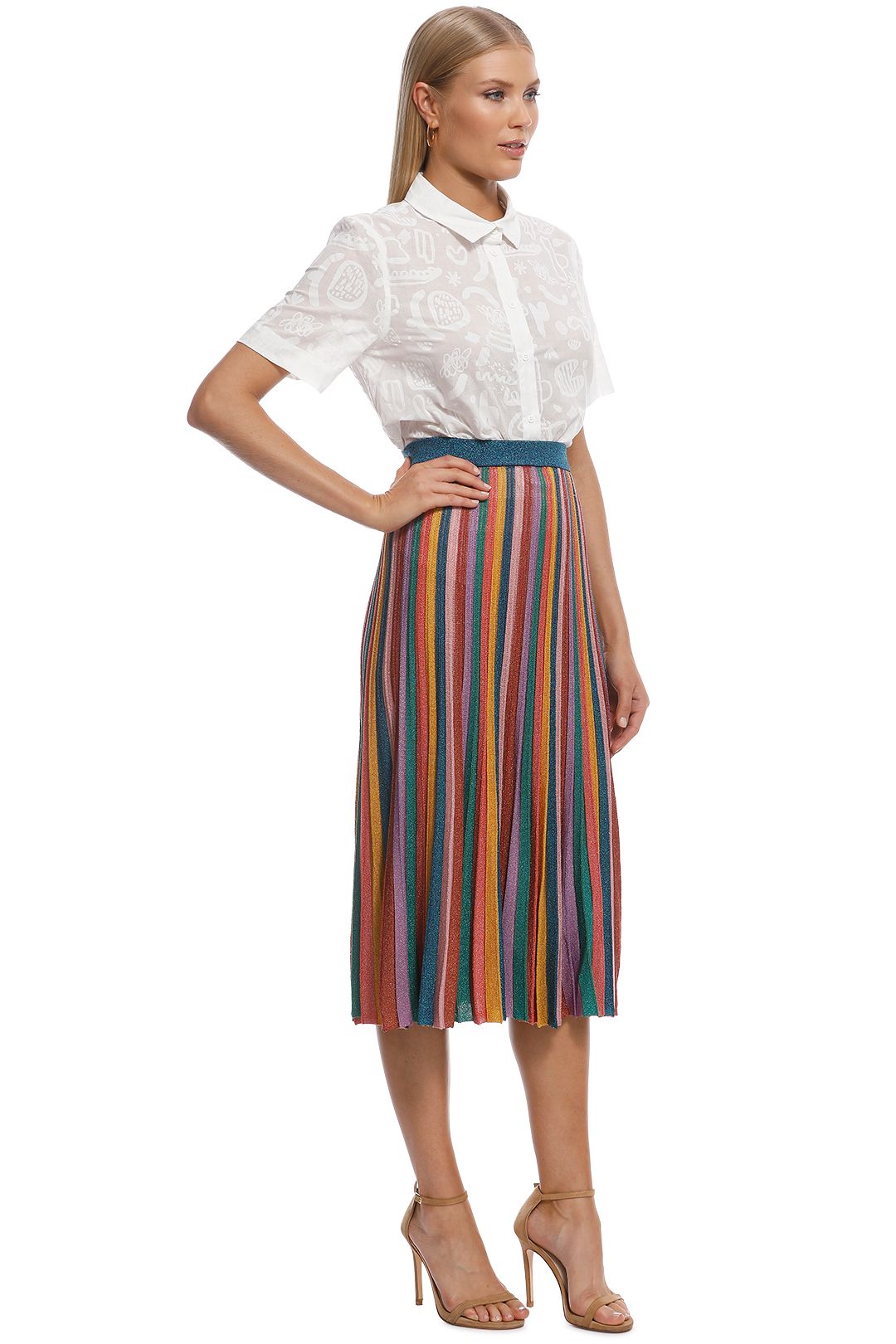 Rainbow Knit Skirt