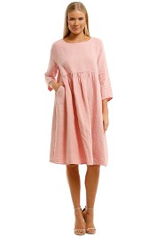 Gorman Growers Dress Pink Midi Length