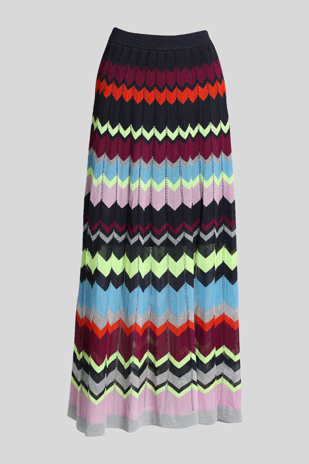 Buy Multicolored Stripe Maxi Skirt Gorman GlamCorner