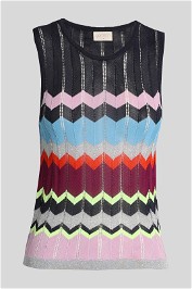 Gorman Multicoloured Stripe Sleeveless Top