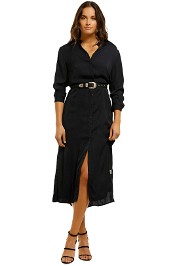Grace-Willow-Ally-Shirt-Dress-Midnight-Front