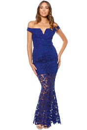 Grace and Hart- Heart beat Gown - Royale - Front
