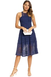 Grace and Hart - Allure Floaty Dress - Navy - Front