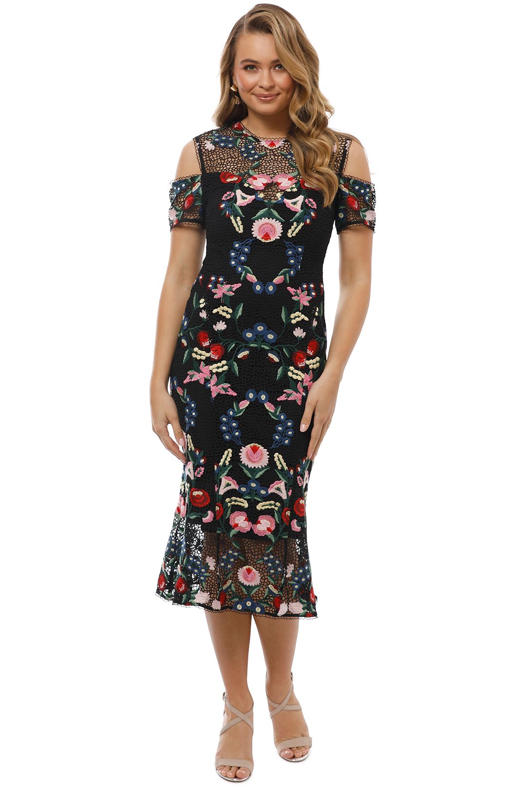 Cavalier Cold Shoulder Dress by Grace Hart for Rent