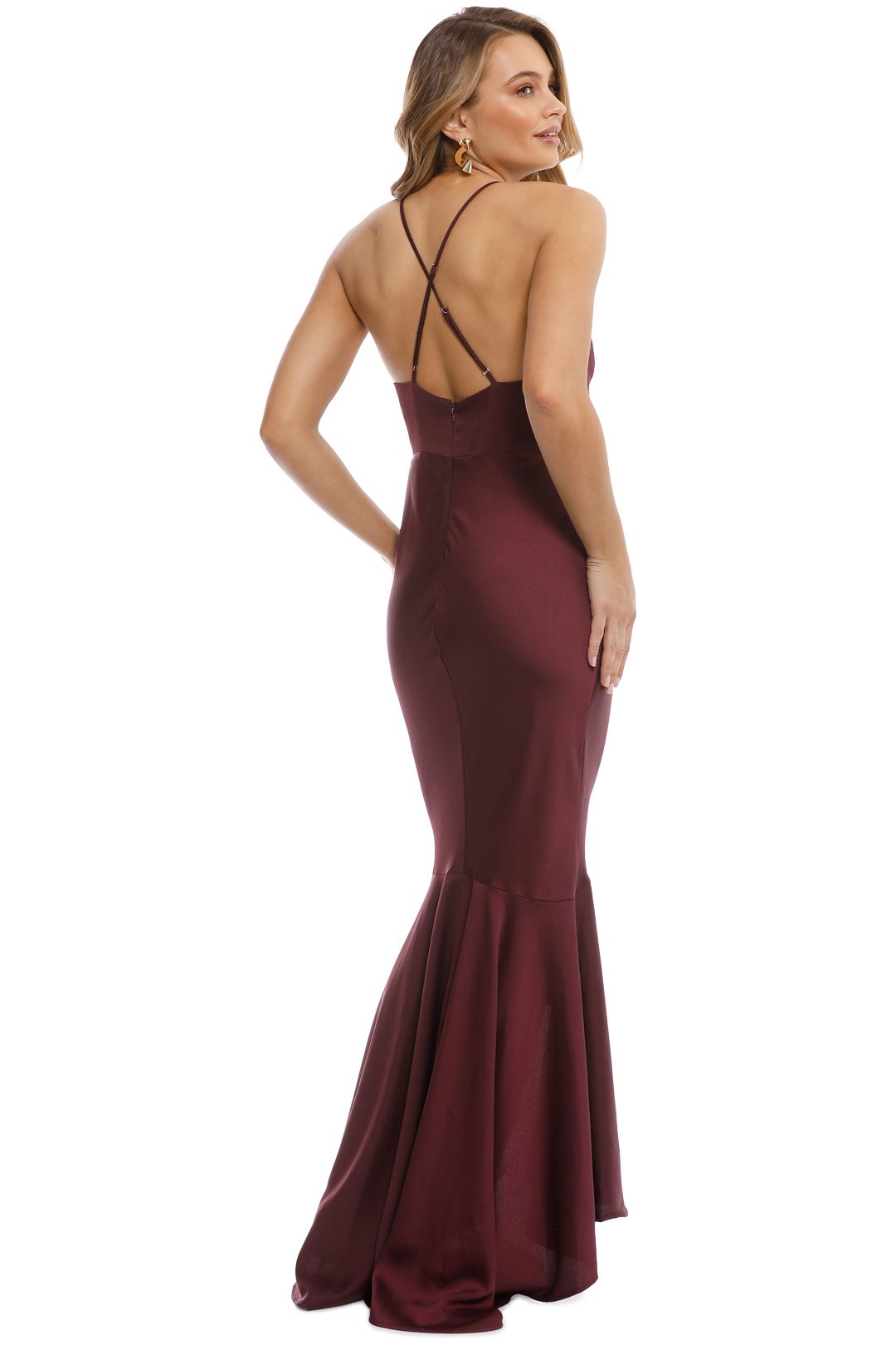 Grace and Hart - Juliets Delight Gown - Wine - Back
