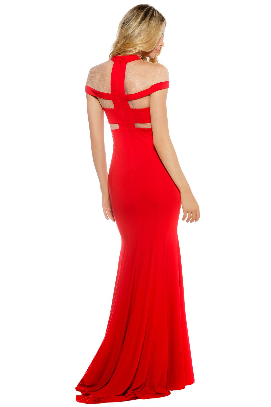 Grace & Hart - Muse Gown - Ruby Red - Back