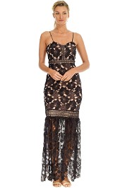 Grace and Hart - Serene Gown - Black - Front