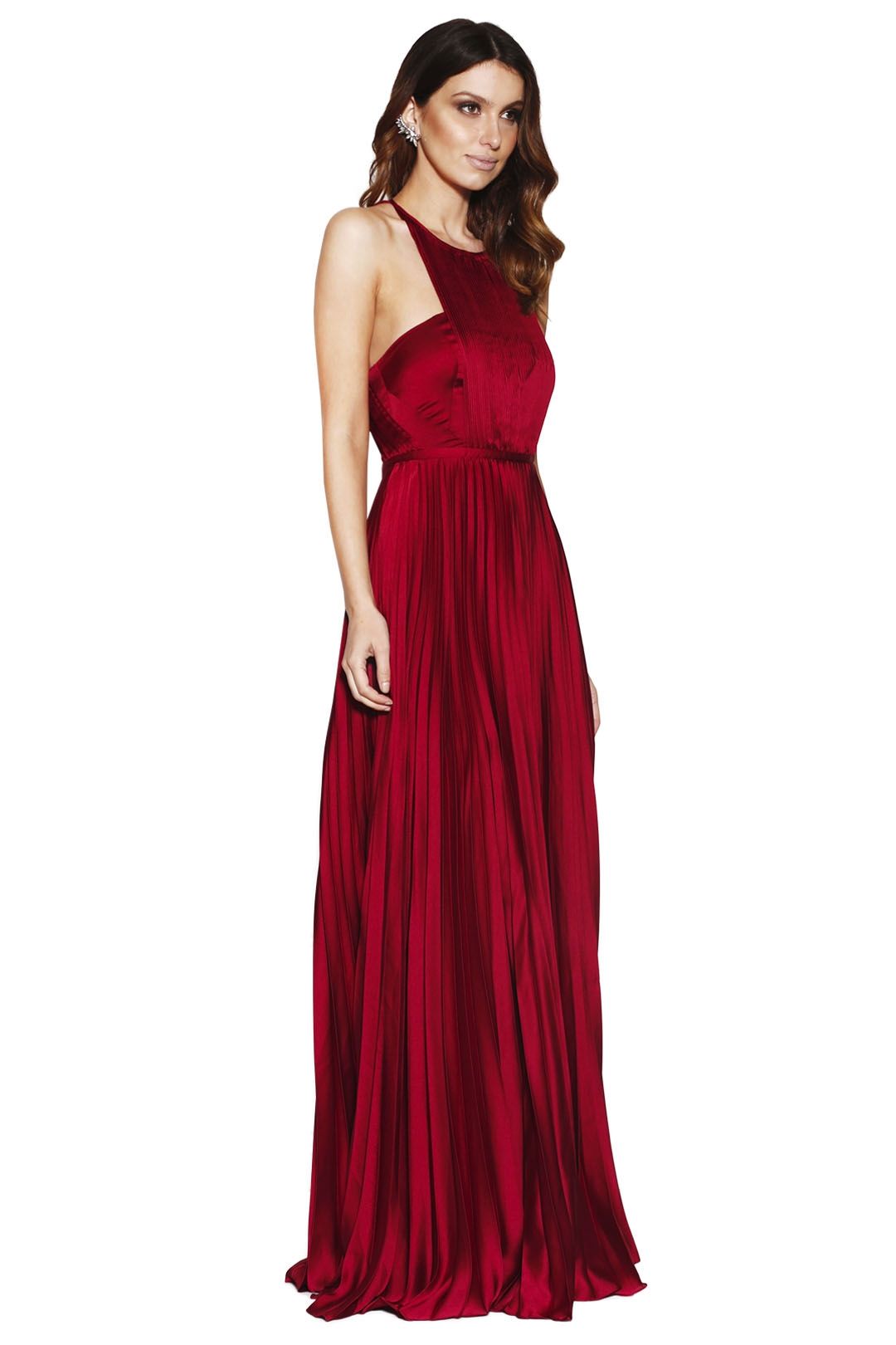 Status Gown in Sangria by Grace & Hart for Rent | GlamCorner Status Gown in Sangria by Grace & Hart for Rent | GlamCorner