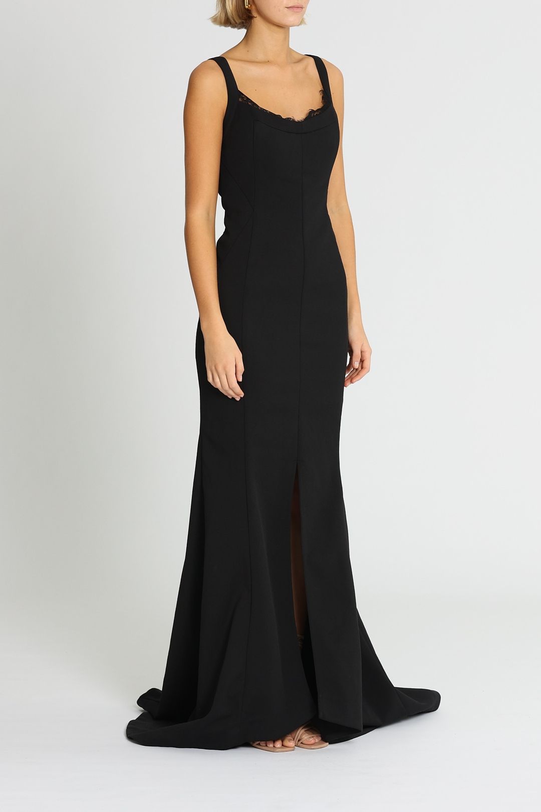 Grace and Hart Calliope Gown Black Floor Length