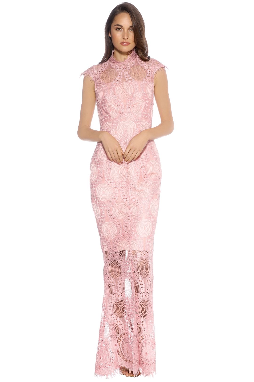 Grace & Hart - Queen Bee Gown - Blush Pink - Front
