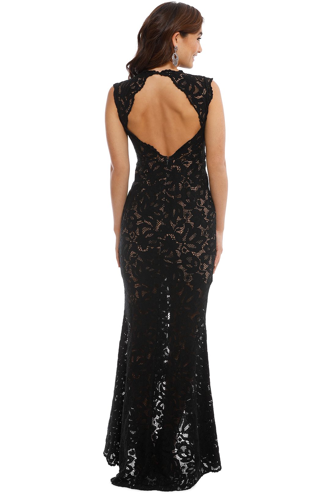 Grace and Hart - Valentine Gown - Black - Back