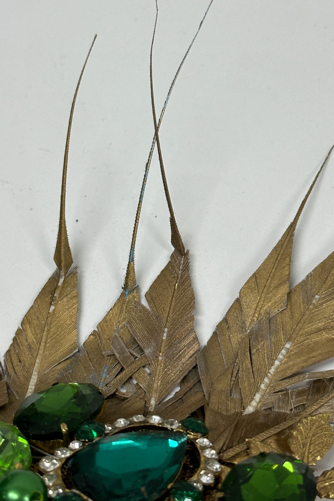 Eve Til Dawn Green and Gold Jeweled Halo Crown