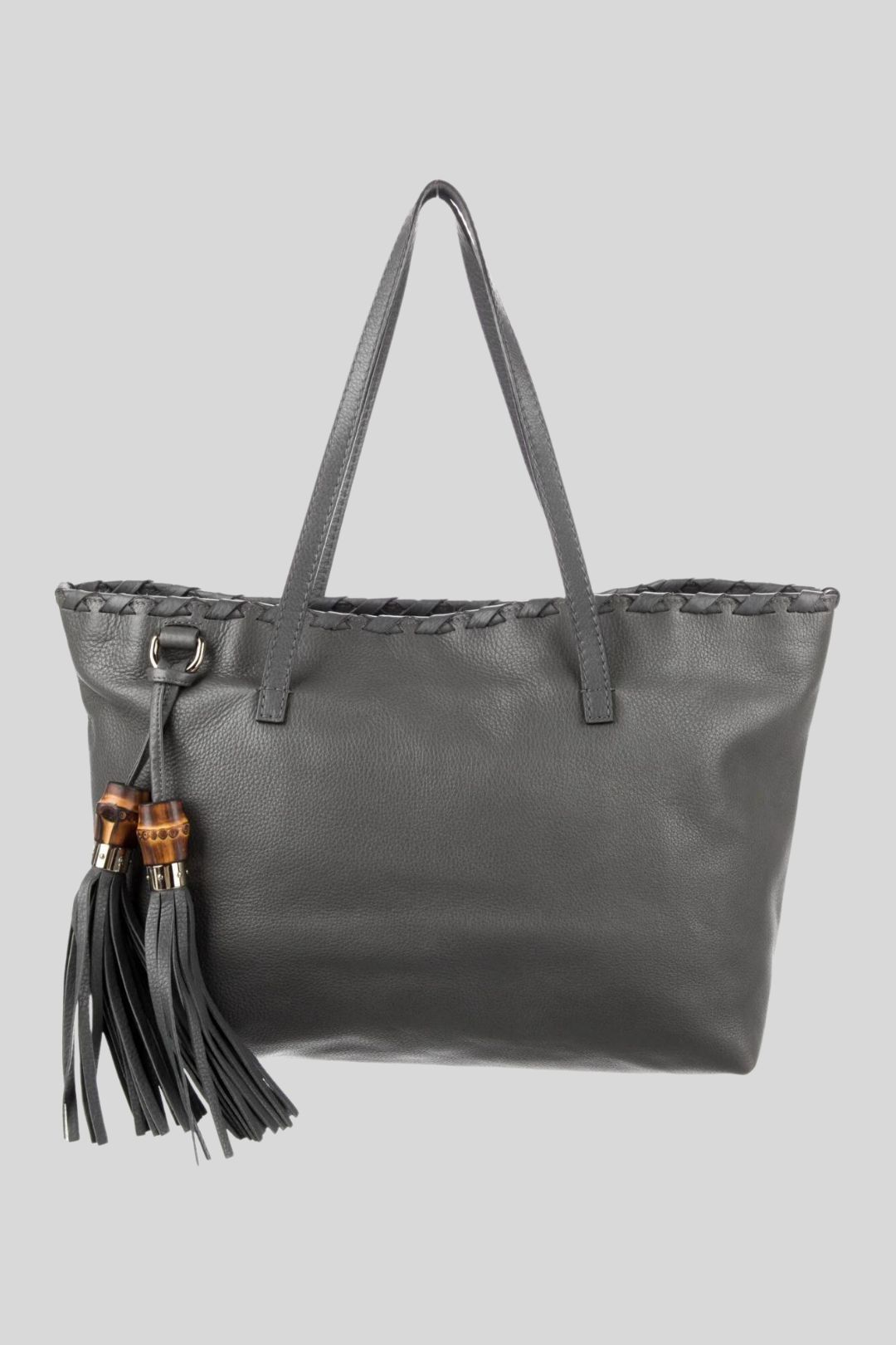 Gucci bamboo best sale tassel tote
