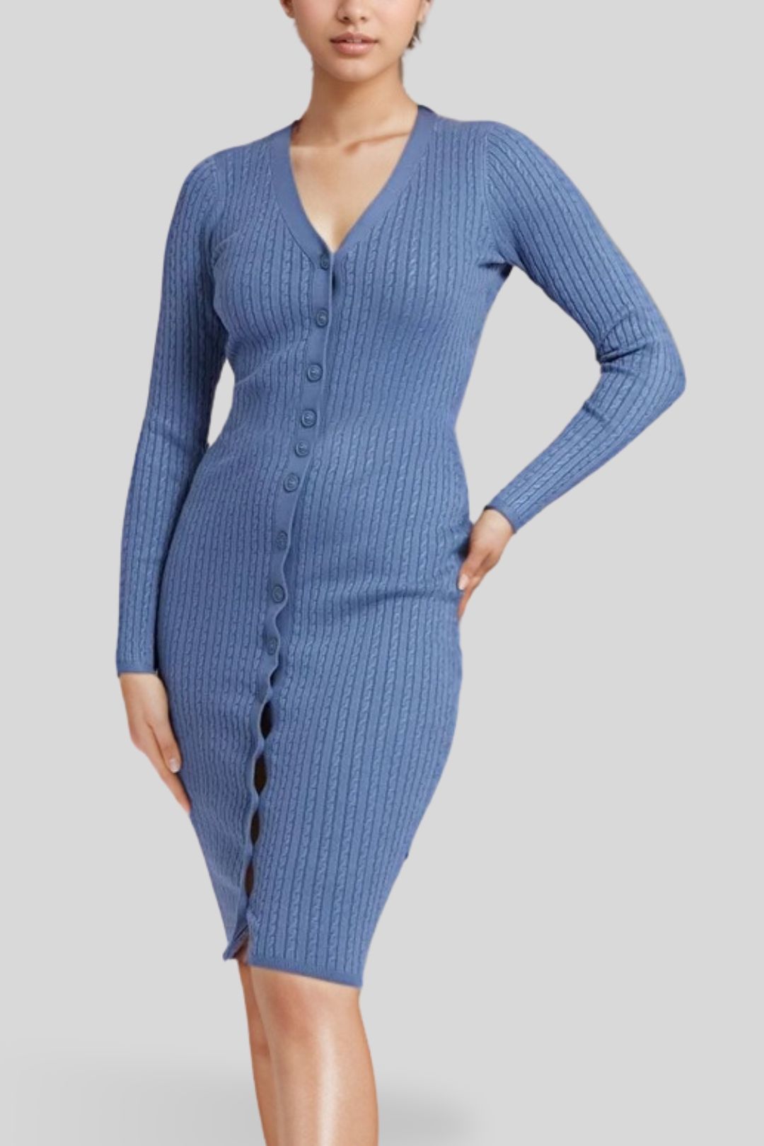 Guess Lena Cardigan Dress Nordic Blue