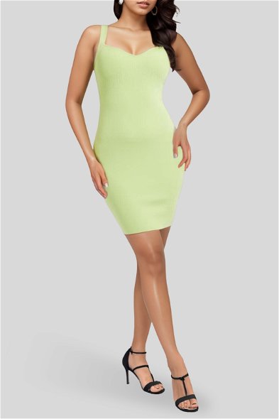 slim fit dress slacks Guess Baby Girls Dress with Knickers in Green main image 1