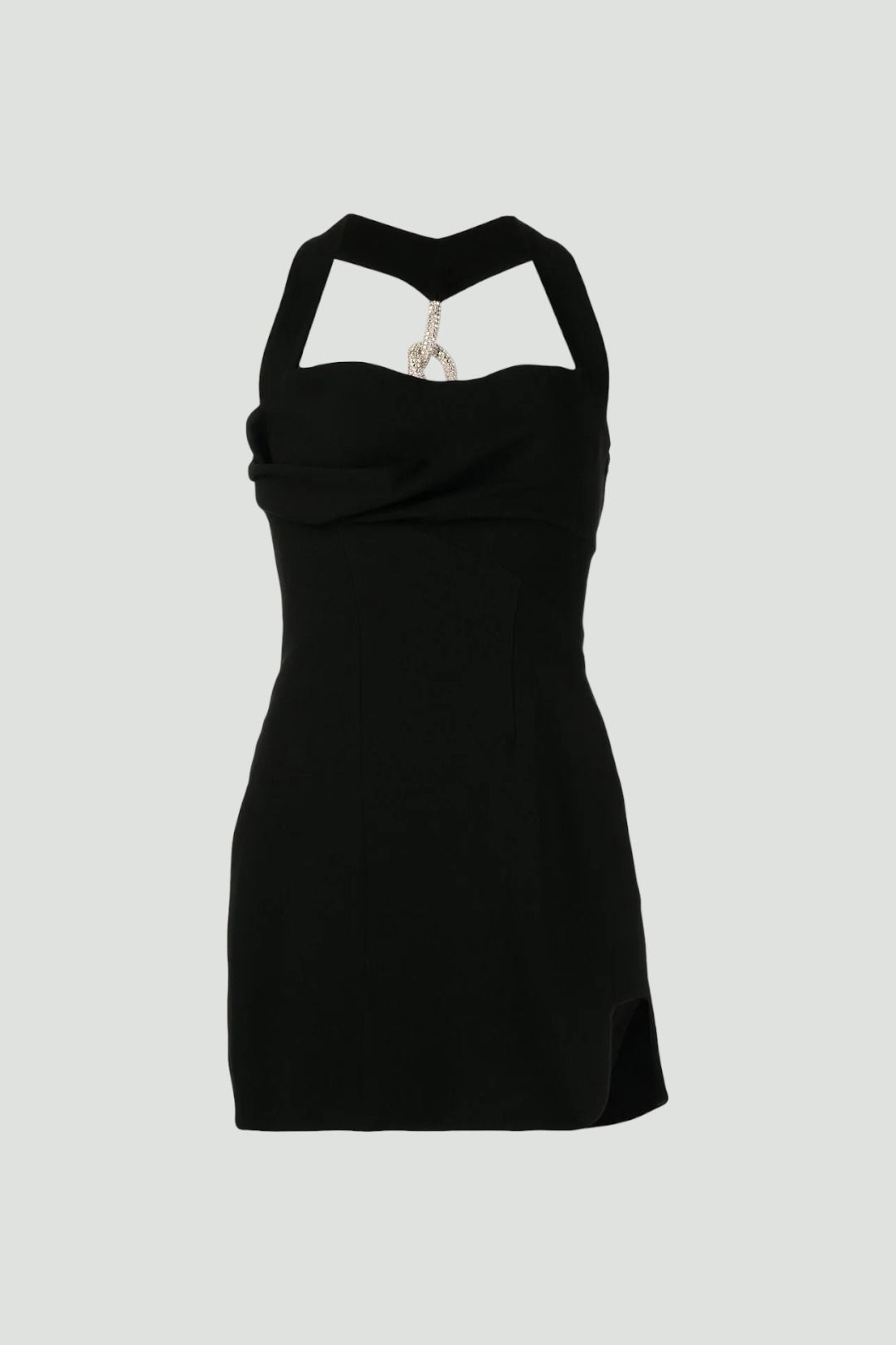Buy Halter Neck Blaise Mini Dress in Black | Rachel Gilbert | GlamCorner
