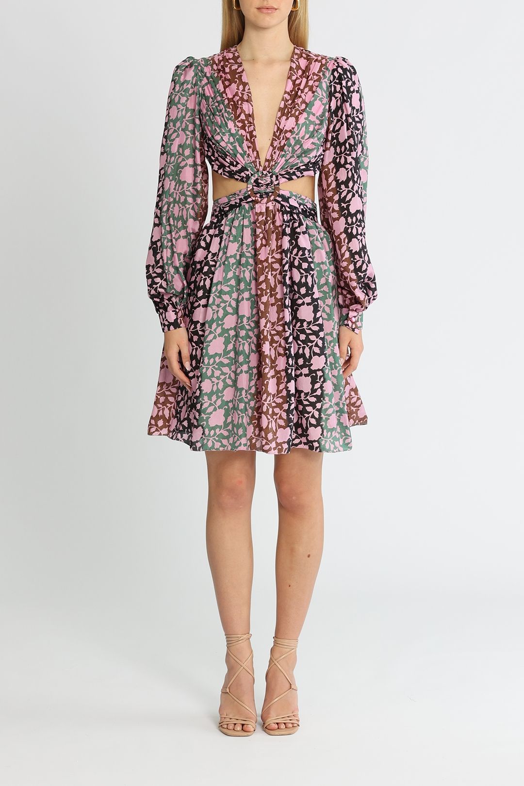 Hannah Artwear Mia Dress Shiva Plunging Neckline