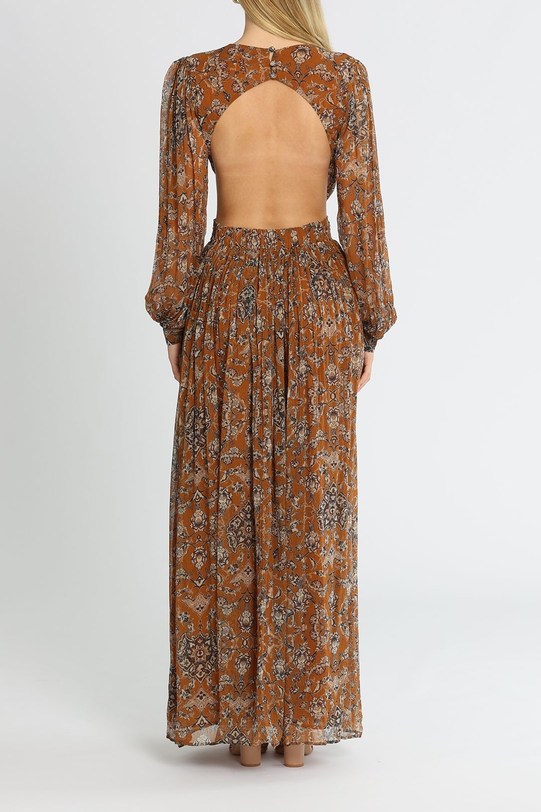 Hannah Artwear Rio Dress Gilded Gold Backless