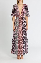 Hannah Artwear Suri Dress Shiva Plunging Neckline