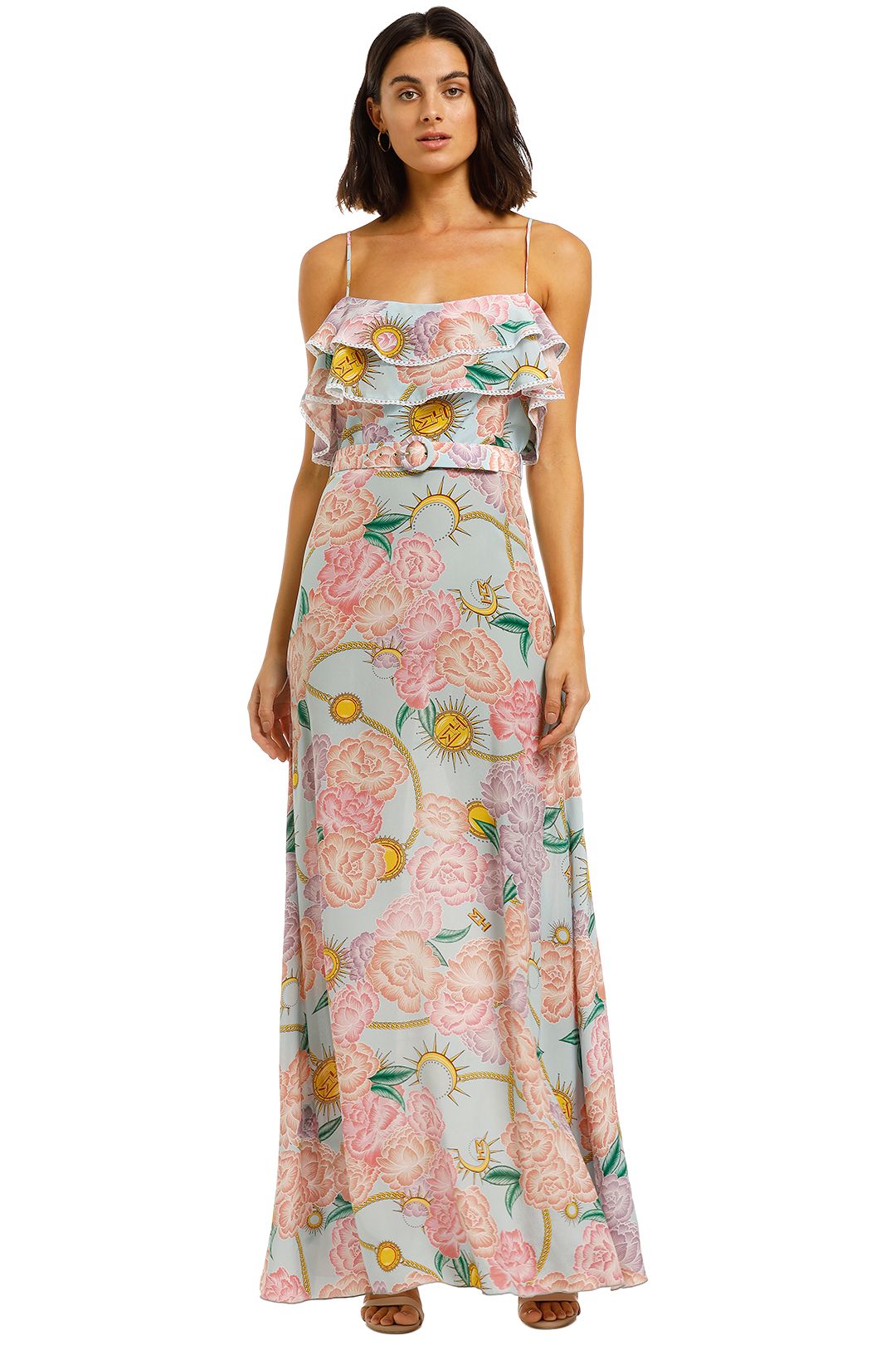 Hayley Menzies - Maxi Frill Dress - Floral Print