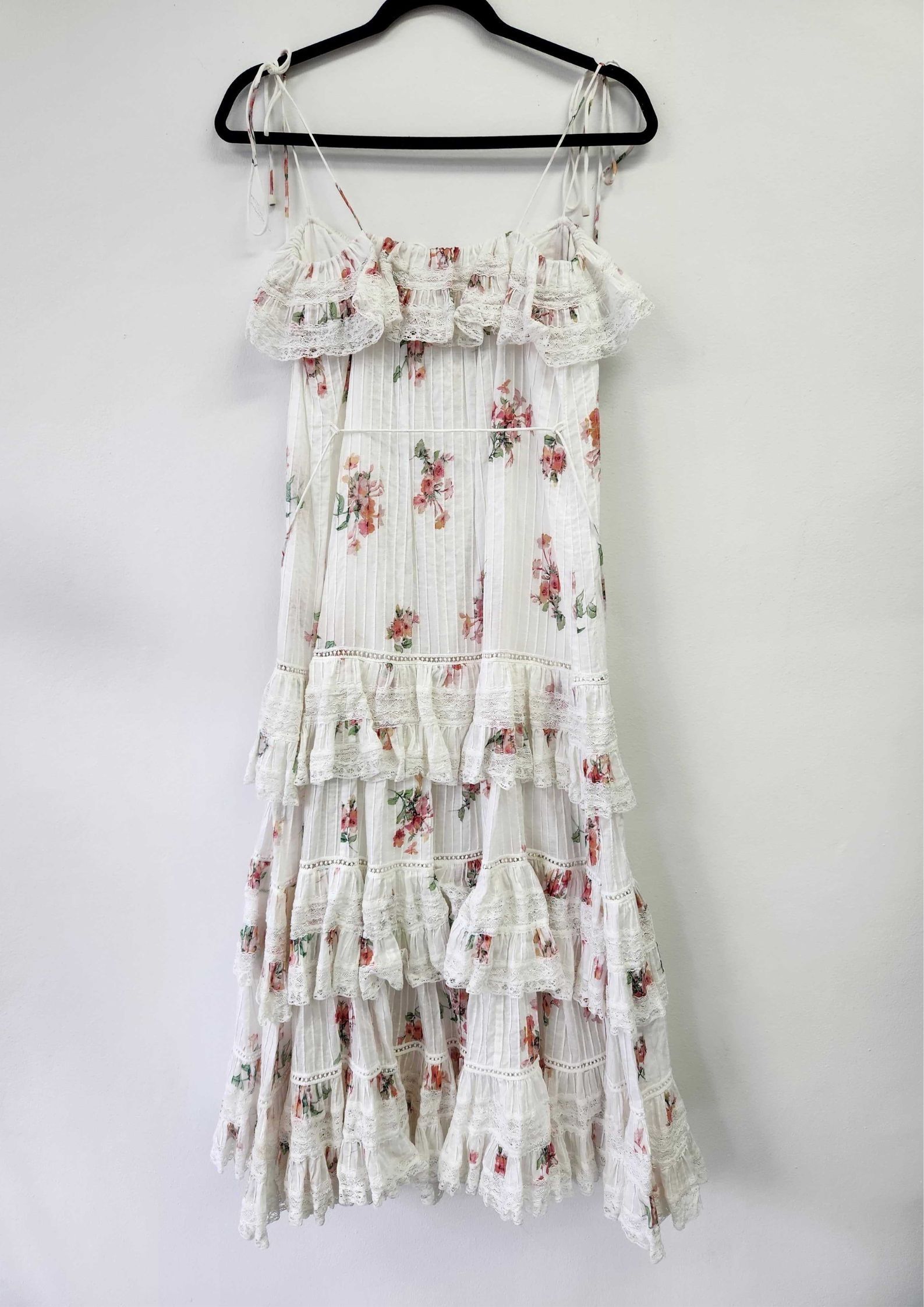Zimmermann - Heathers Floral Pin Tuck Dress
