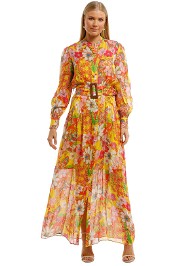 Hemant & Nandita Misaki Shirt Dress Boho Print