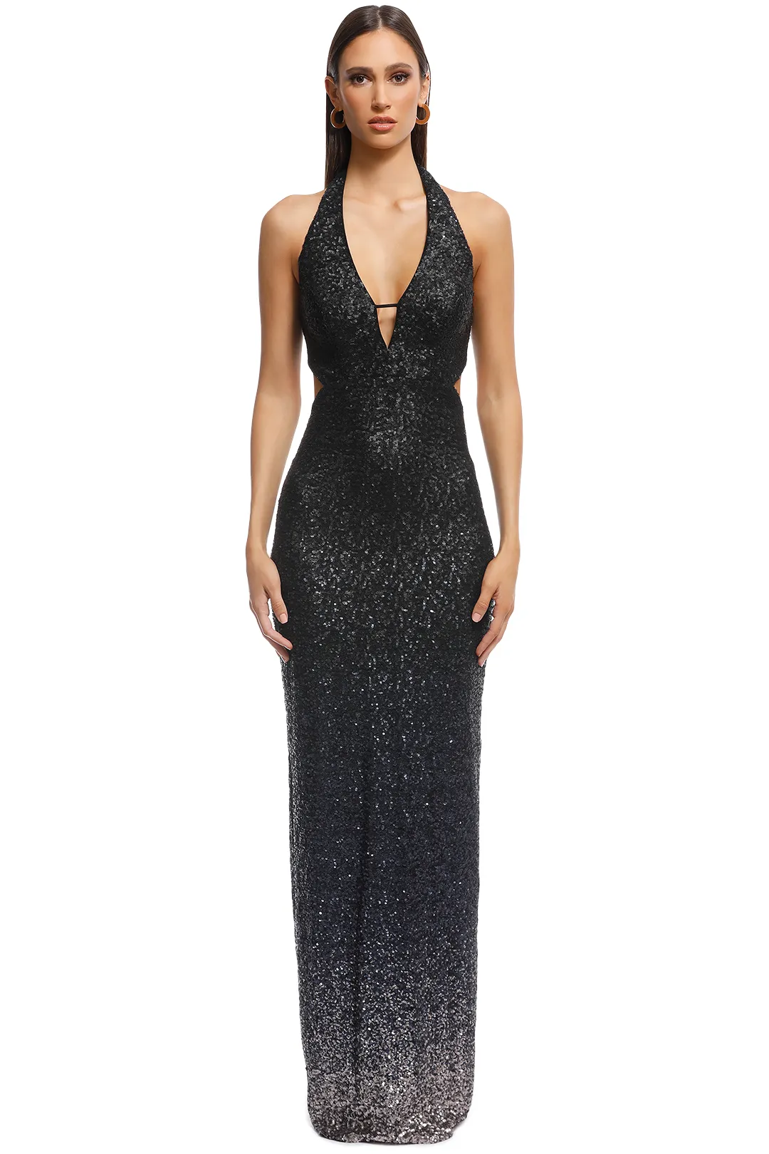 Ombre Sequin Gown by ABS by Allen Schwartz for evening events