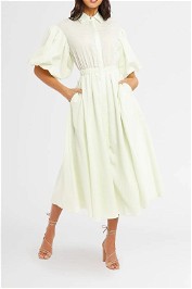 Hire Glebe dress in iced mint for wedding guests.