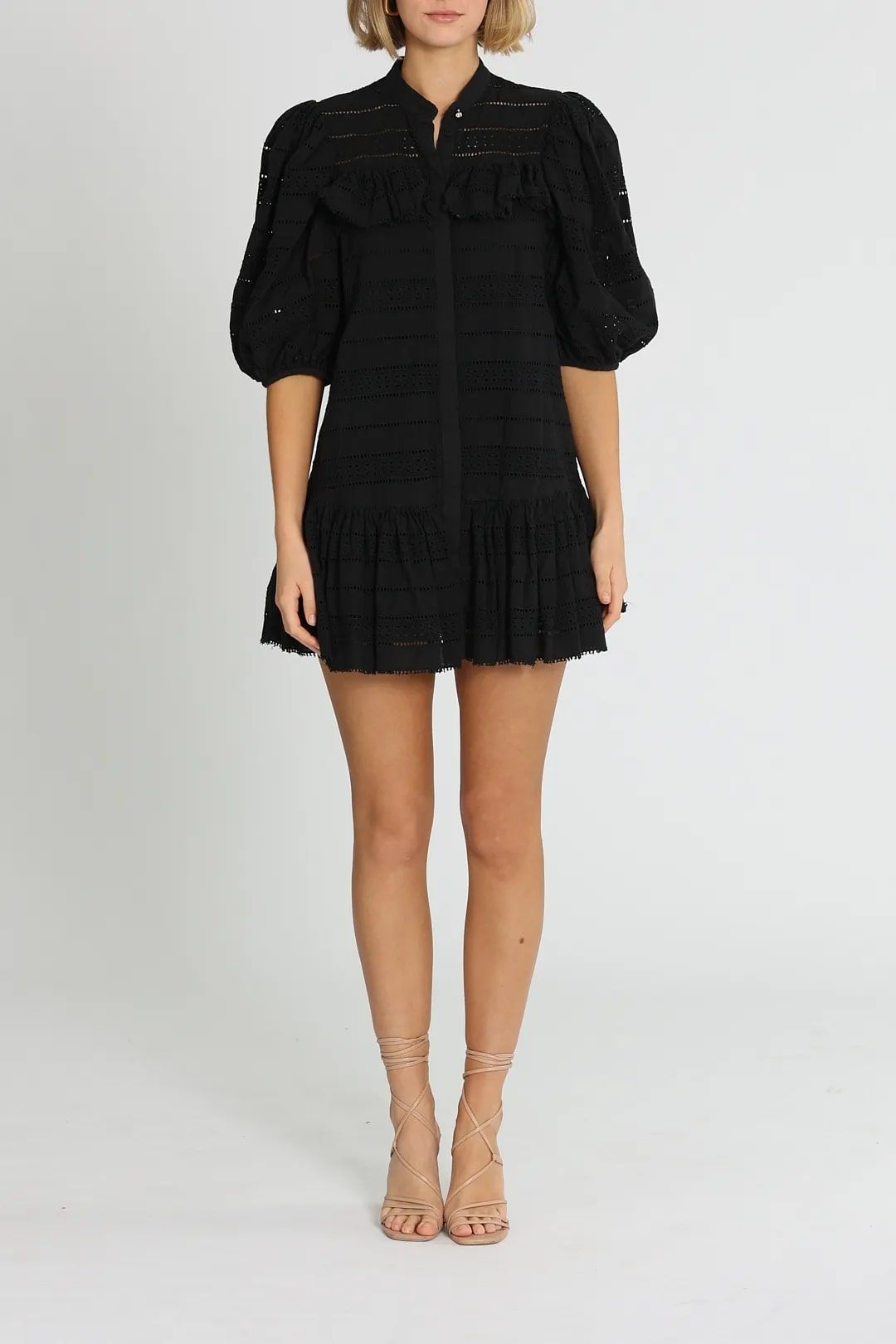 Hire Granville dress in black for evening events.