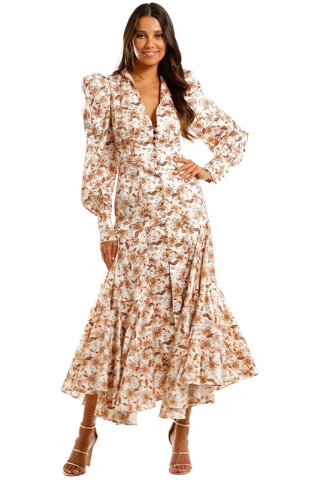 Hire Horrock long dress for evening events.