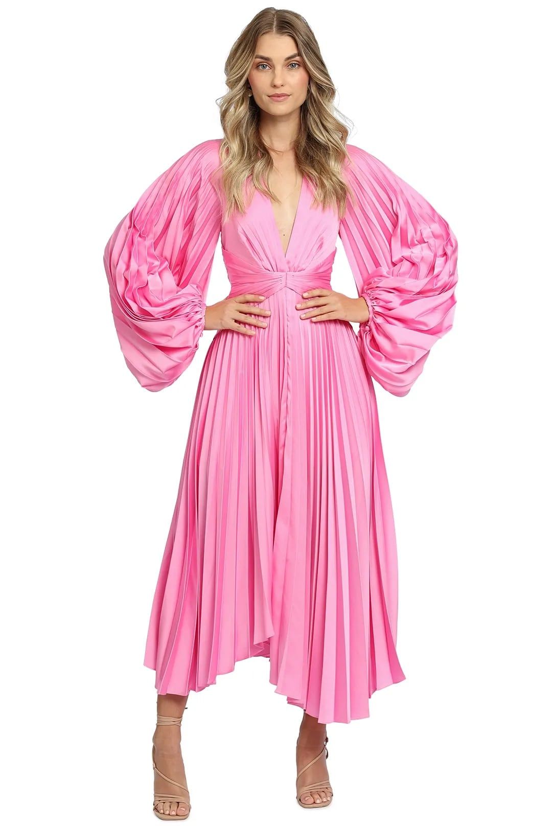 Hire Palms dress in pink for wedding guests.