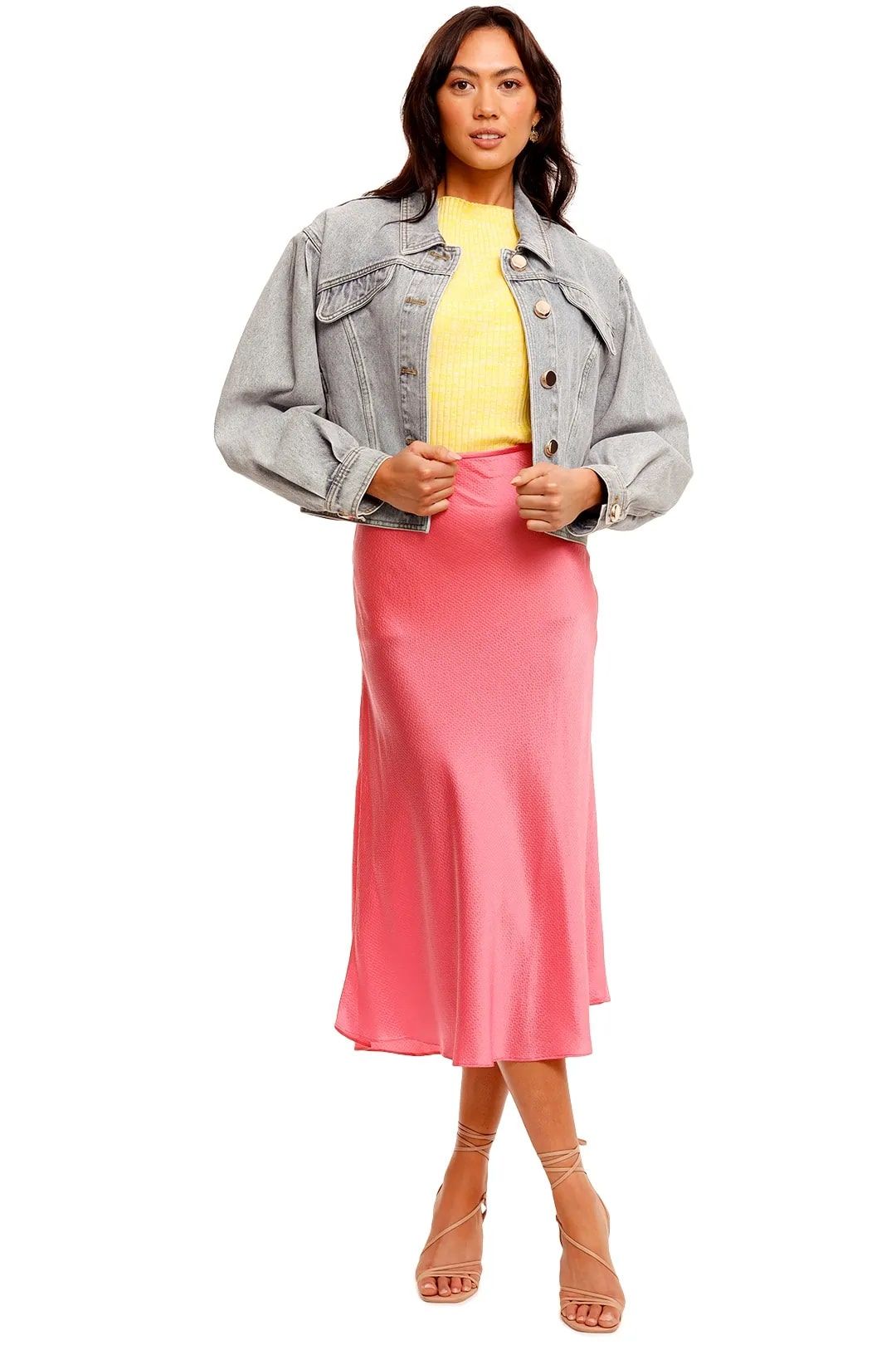 Hire Florence denim jacket for casual wear.