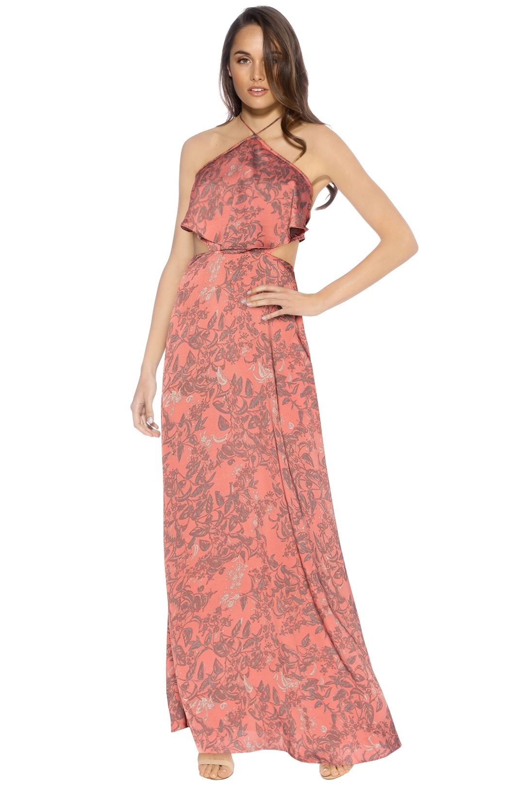 Zoe Halter Dress by House of Harlow for Hire | GlamCorner Zoe Halter Dress by House of Harlow for Hire | GlamCorner