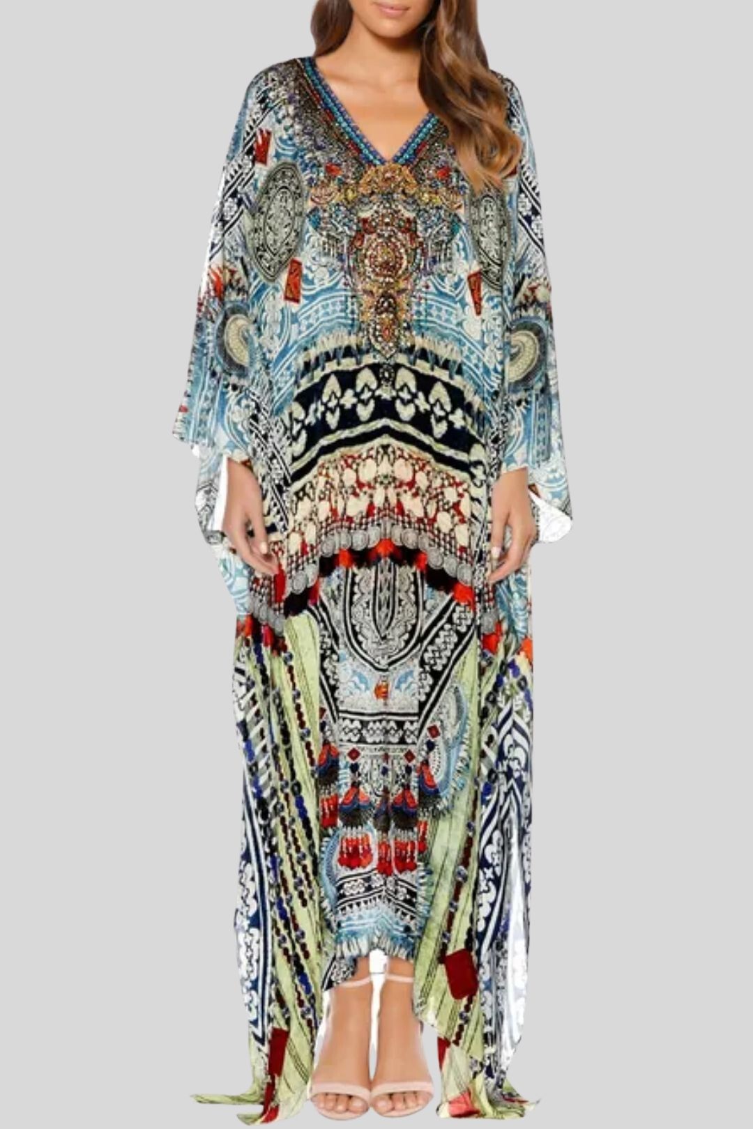 SPLIT FRONT & SLEEVE KAFTAN DRESS UP BOX