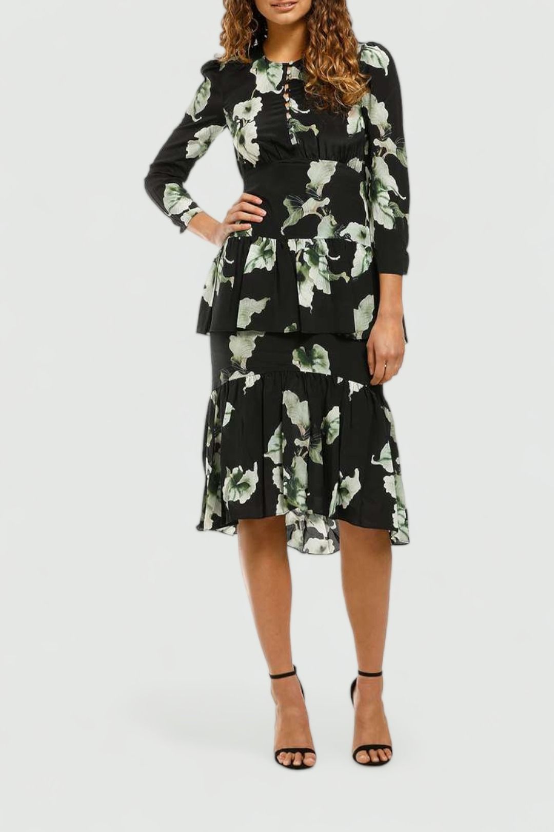 Amazon Dress - Leaf Print by Husk for Hire | GlamCorner