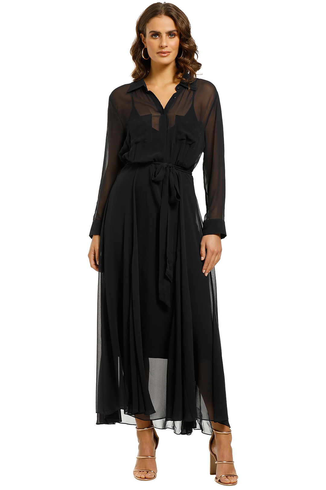 Husk-Amina-Dress-Navy-Front