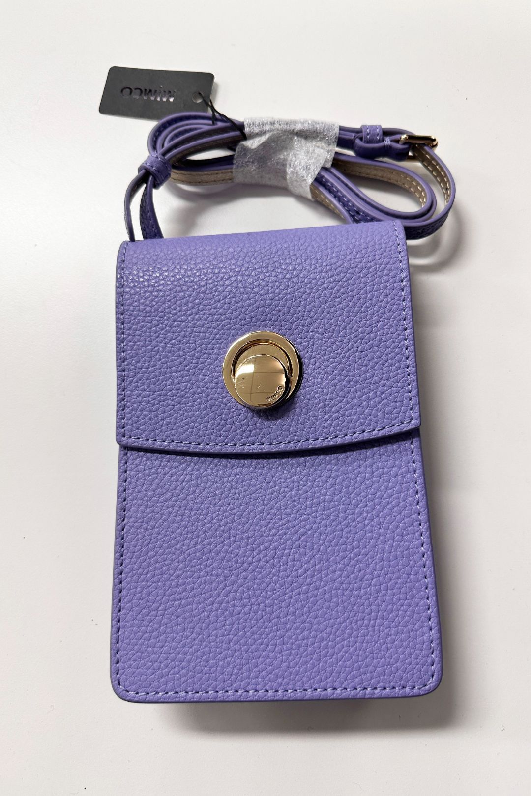 Mimco Electro Tech Sling in Lilac