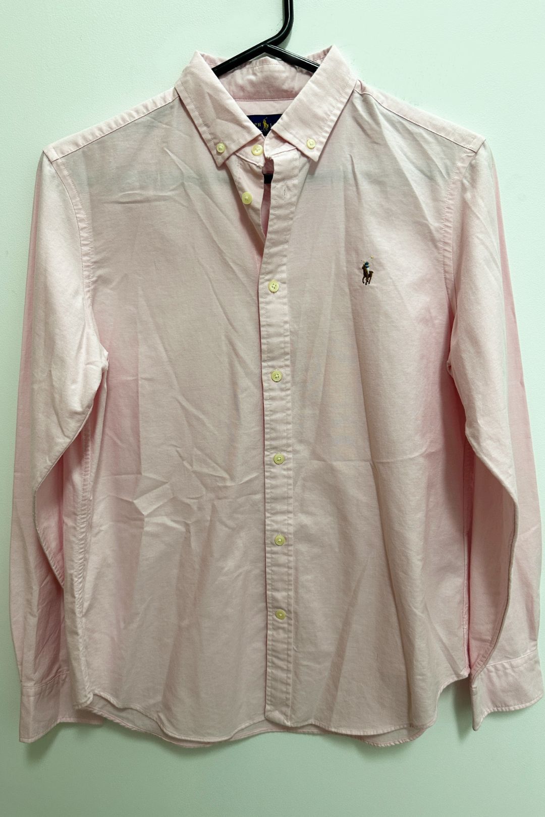 Ralph Lauren Classic Fit Long Sleeve Shirt in Pink 