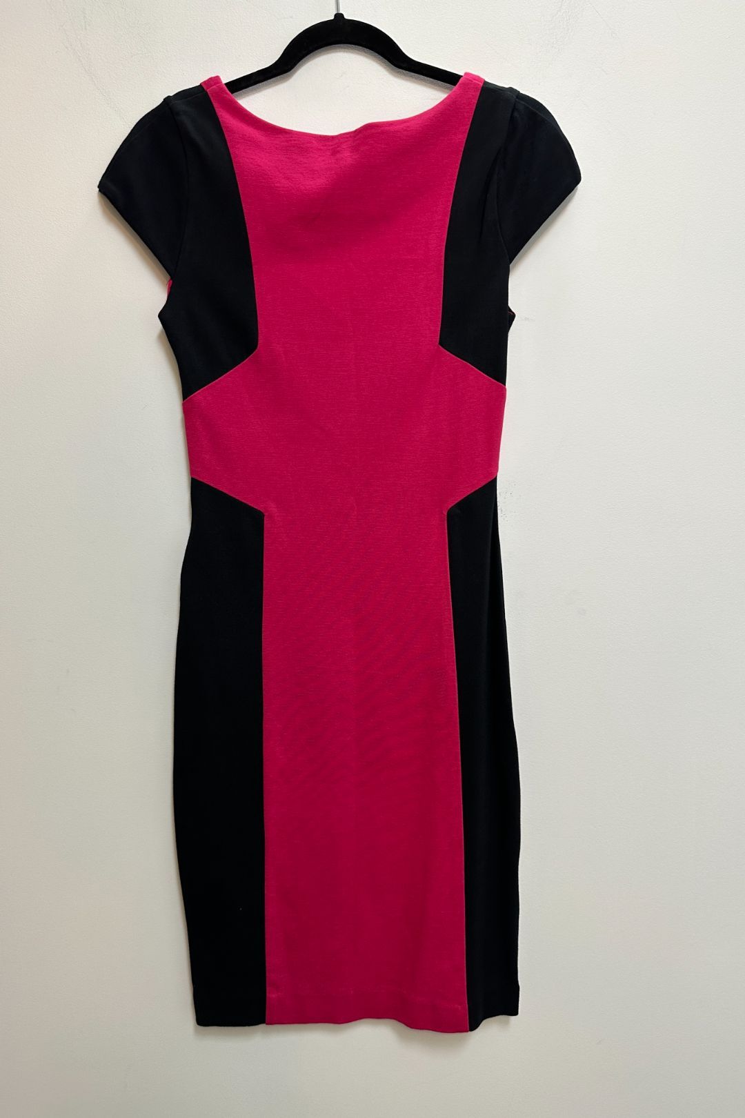 Metalicus Pink And Black Colourblock Dress