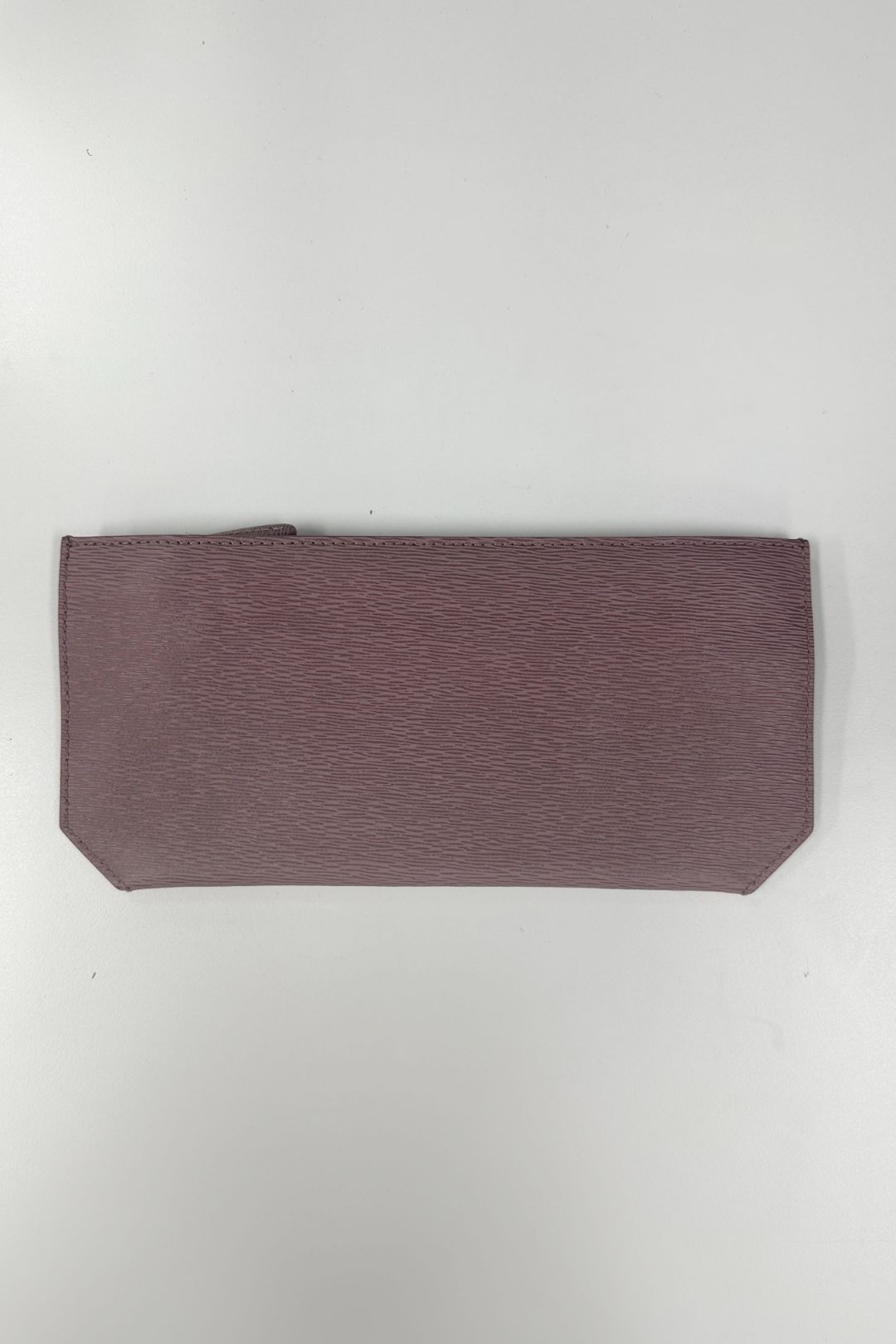 Senreve Pebbled Leather Bracelet Pouch in Lilac