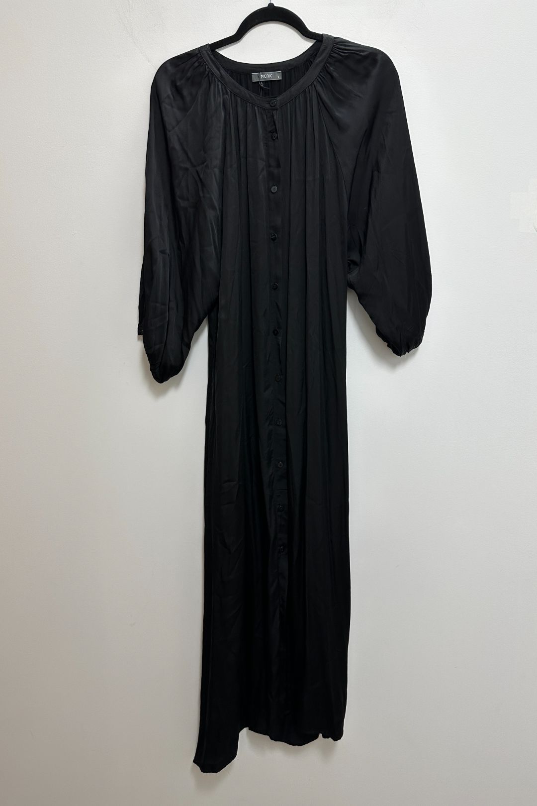 Picnic Black Button-up Mojo Dress