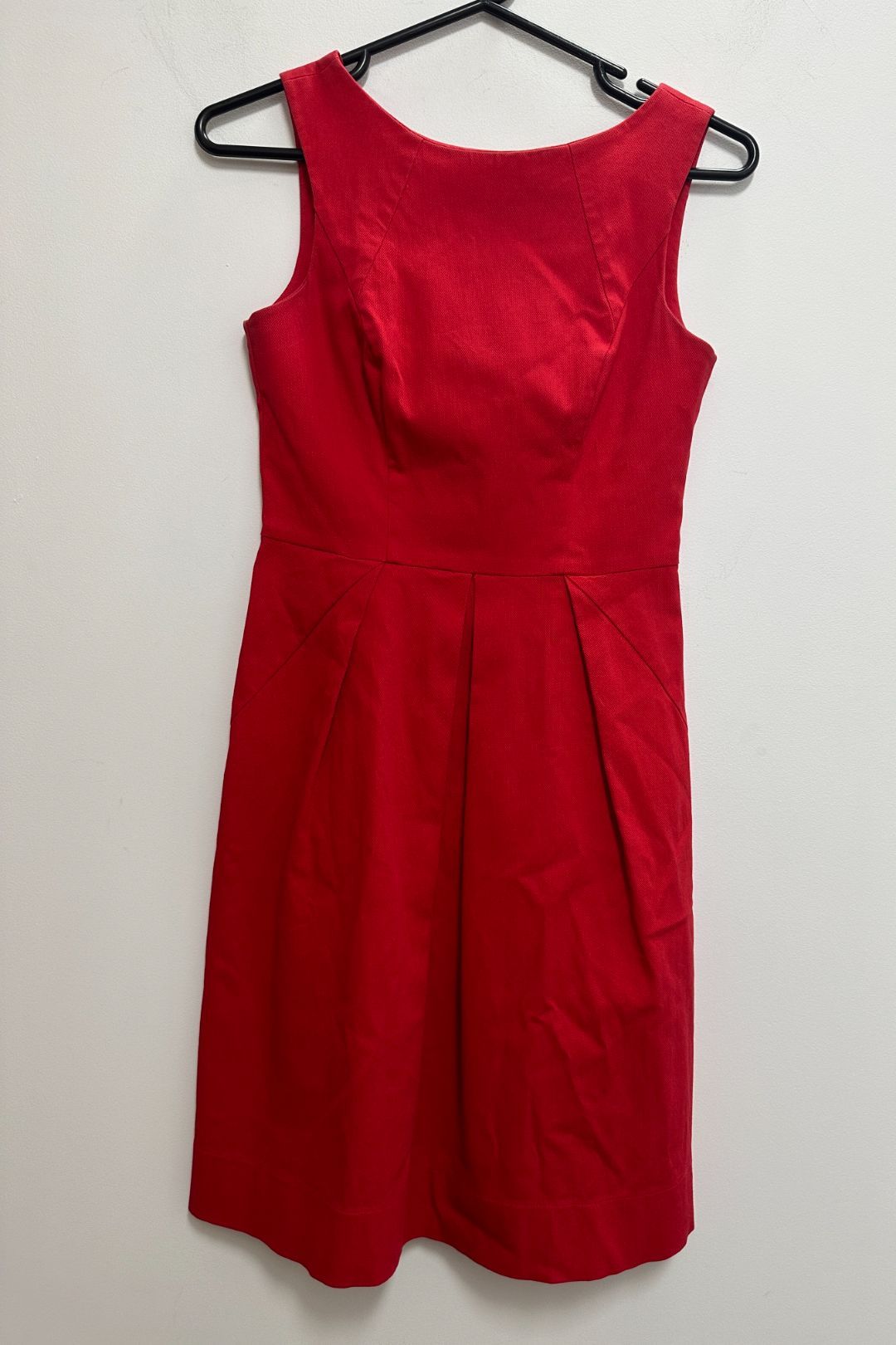 Cue Chic A-Line Dress in Red