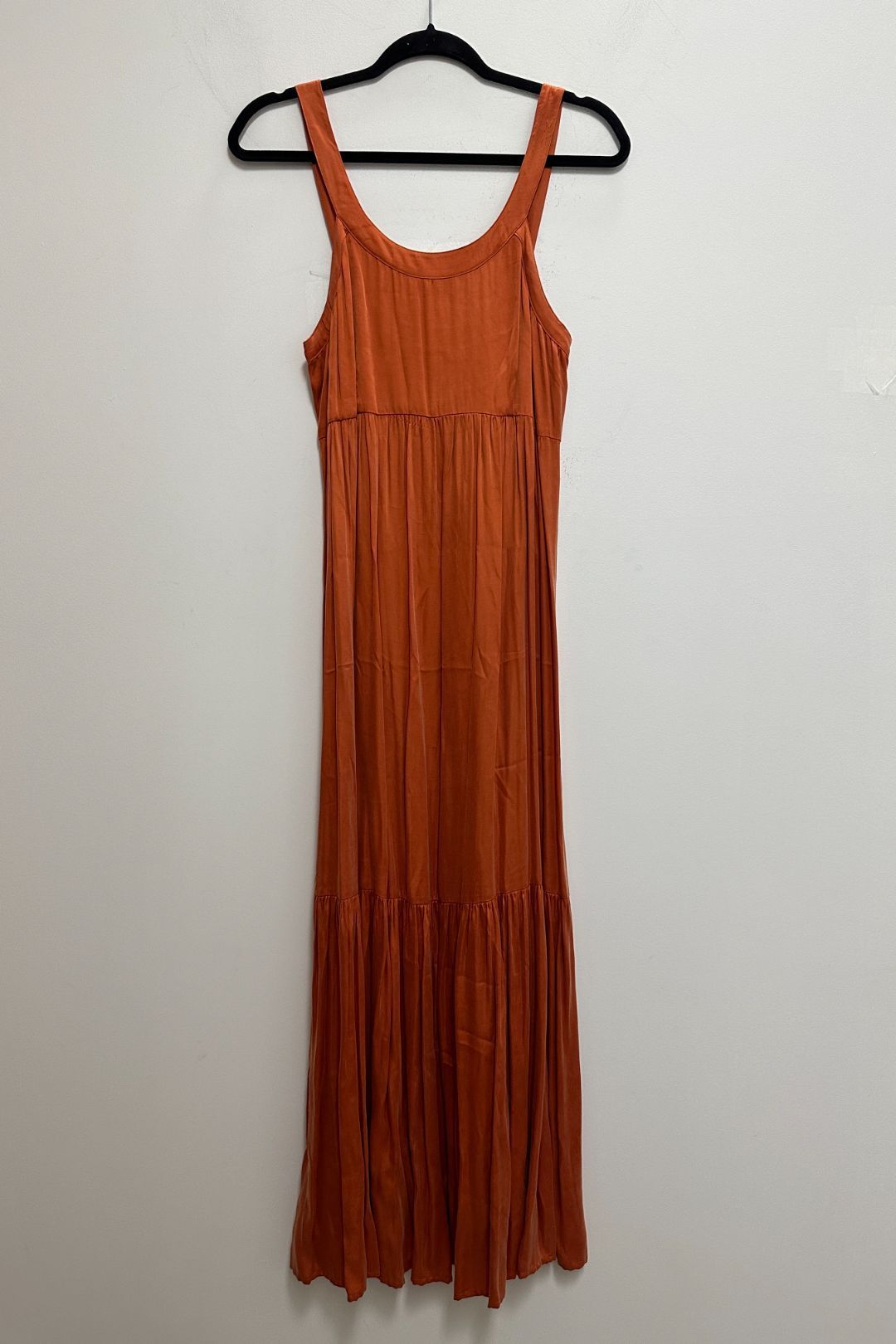 open lace back dress Burnt Orange Bridesmaid Dresses For Boho Weddings – Lisposa main image 1