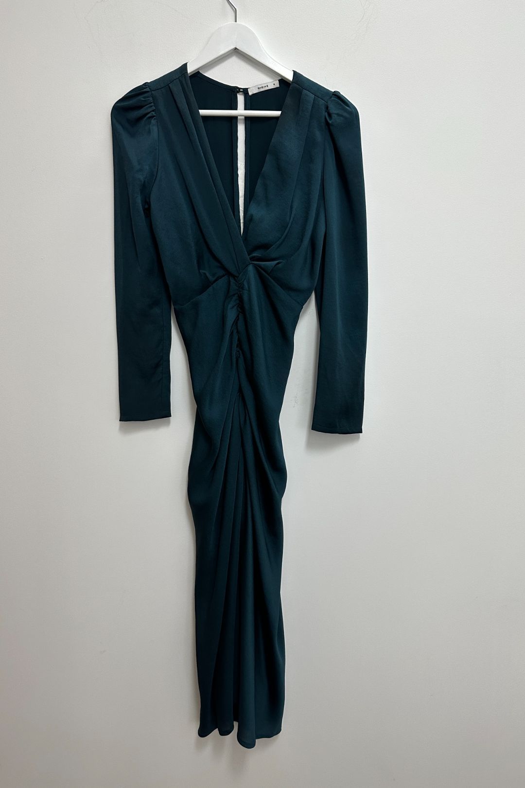 green emerald velvet dress Universal Midi Dress - Size 14 main image 1