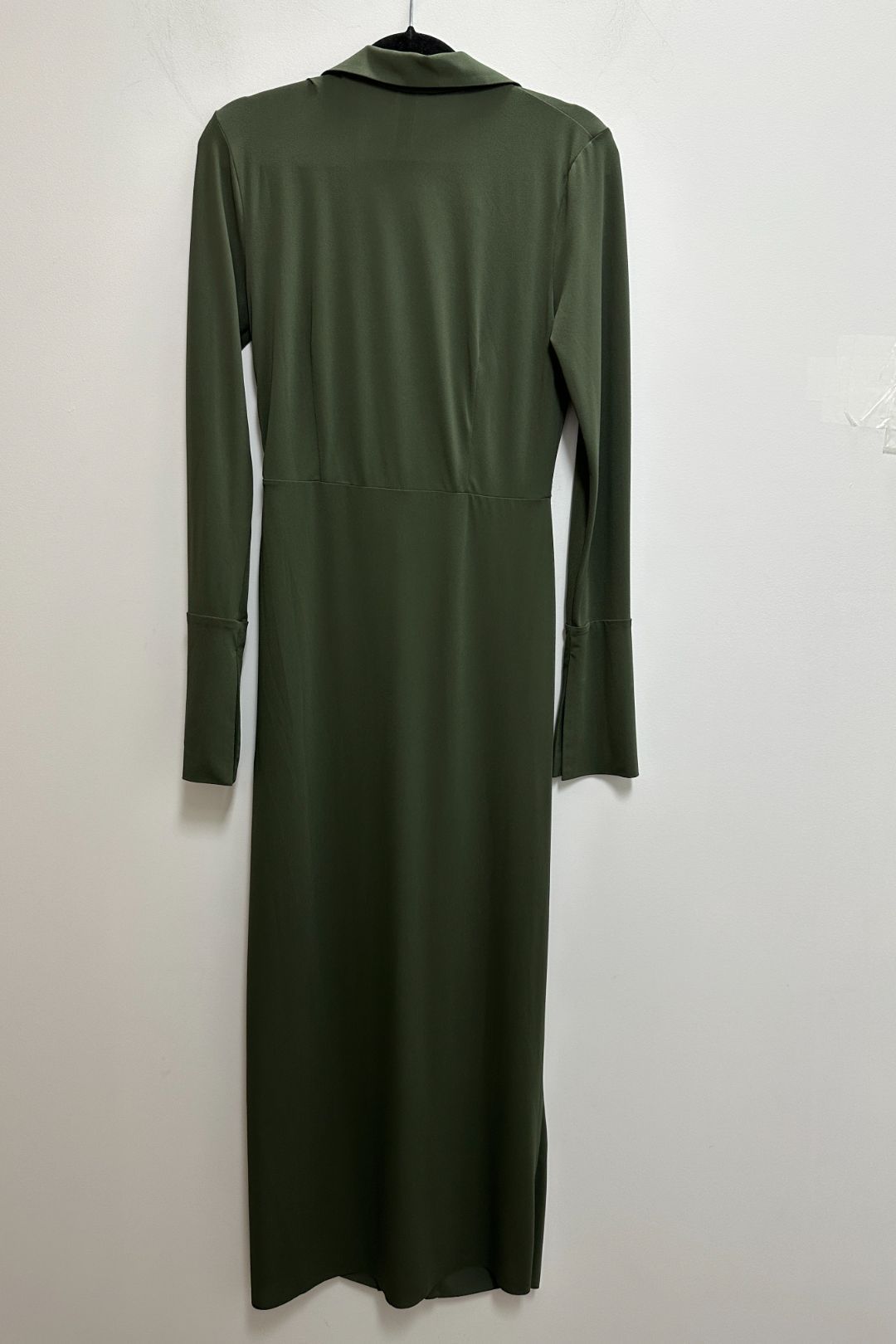 Evoke Long Sleeve Maxi Dress in Khaki